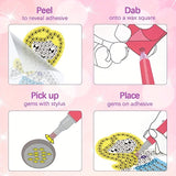 NNETM DIY 5D Diamond Painting Keychain Kit for Kids