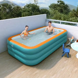 NNEOBA Large Inflatable Family Swimming Pool (260x170x56cm)
