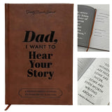 NNETM Leather-Wrapped Hardcover Book with Black Gold Plated Foil Lettering