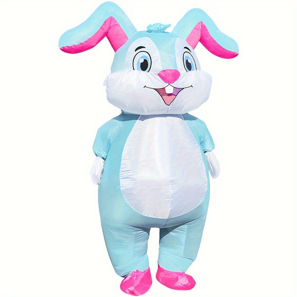 NNETM Inflatable Cartoon Rabbit Costume for Adults
