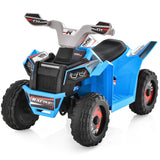 NNECW 6V Battery Powered Kids Ride on ATV with Direction Control-Blue