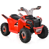 NNECW 6V Battery Powered Kids Ride on ATV with Direction Control-Red
