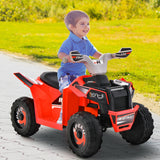 NNECW 6V Battery Powered Kids Ride on ATV with Direction Control-Red