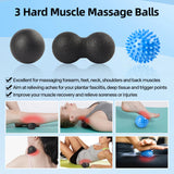 NNEOBA 7-in-1 Foam Roller Set for Yoga and Pain Relief