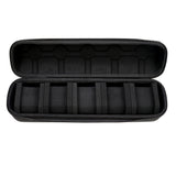 5-Slot Hard Shell Watch Travel Case – Portable Watch Organizer with Soft Cushions & Carry Handle
