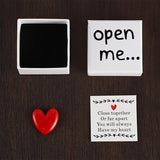NNETM Open Me Surprise Gift Box with Resin Heart