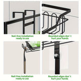 NNETM 3-Tier Over-the-Door Rustproof Bathroom Shower Caddy