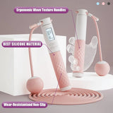 NNETM Jump Rope with LED Screen and Silicone Handle