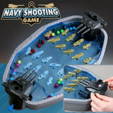 NNETM Navy Battleship Game 2-Player Shooting War Board