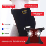 NNETM 1pc USB Heated Hip Support Brace with Vibrating Massage and Adjustable Strap