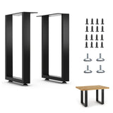 NNETM 2-Pack Metal Table Legs