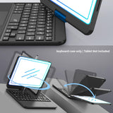 NNETM Tablet Case with Keyboard for iPad 10.9" & iPad 11th Gen