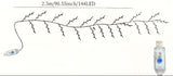 232.6CM 144-LED Bendable Willow Vine Lamp – Artificial Birch Tree
