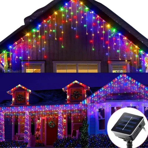 NNETM Galactic Glow: Purple Christmas Solar Meteor Shower Lamp