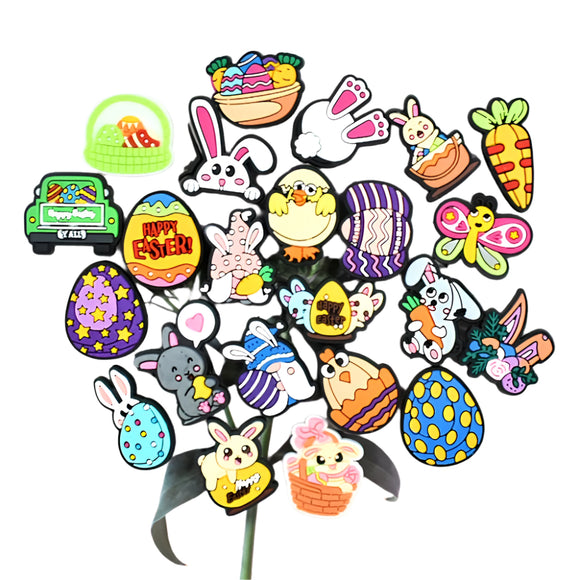 NNETM Easter Bunny Shoe Charms Set (23pcs)