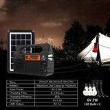 NNETM Outdoor Solar Power Searchlight for Camping