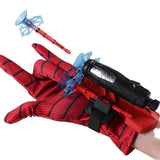 Shunfei Spider Web Funny Trick Gloves - Creative Hero Toy, Ideal Halloween And Christmas Gift, Multi-Player Interactive Party Game, Durable ABS Material, Red Version