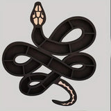 NNETM Serpent-Style Wooden Storage Rack: A Slithering Solution