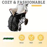NNETM Thickened Windproof Wheelchair Blanket Outdoor Use