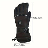 NNETM Winter Electric Battery Heating Gloves - Touch Screen Motor Gloves