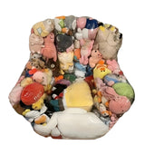NNETM Transparent Sofa Toy Storage Seat Organizer