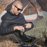 NNETM Folding Aluminum Beach Chair Set (2pcs)