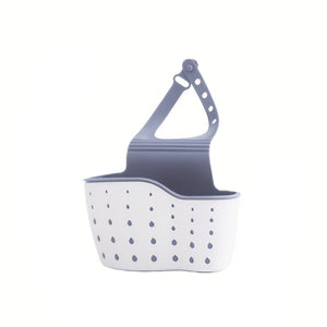 NNETM Sink Sponge Rack Hanging Basket Silicone Organizer