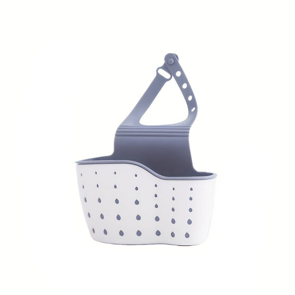 NNETM Sink Sponge Rack Hanging Basket Silicone Organizer