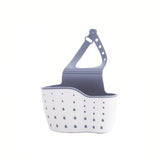 NNETM Sink Sponge Rack Hanging Basket Silicone Organizer