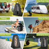 NNETM Portable Outdoor Toilet Kit with Privacy Tent
