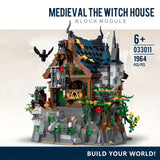 NNETM 1964pcs Enchanted Medieval Witch House - LED Light-Up