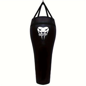 NNETM Muay Thai Hanging Sandbag Faux Leather