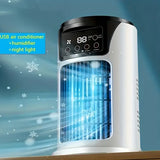 NNEOBA Stay Fresh with Our Portable Smart AC Featuring 7 Ambient LED Lights