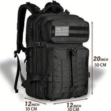 NNETM Tactical Backpack – Large Capacity MOLLE Expandable Hiking & Camping Bag