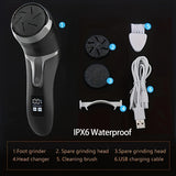 NNETM Rechargeable Electric Foot File Pedicure Tool