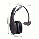 NNETM Wireless HiFi Stereo Headphones with Mute Button