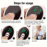 NNETM USB Rechargeable Neck & Shoulder Massager with Heat(White)
