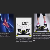 NNETM 1pc Indoor Mechanical Leg Training Stepper - Green