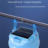 NNETM Adjustable LED Solar Bulb with Built-in Battery (3-Gear)