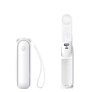 NNETM Portable Handheld Fan with LED Light