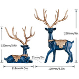 NNETM Winter Wonderland Wonders: 2 Festive Reindeer Figurines