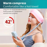 NNETM 360° Relaxing Electric Scalp Massager with Heat & Knead(Blue)