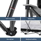 Double Folding Moon Camping Chair 240KG