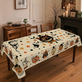 Halloween Tablecloth 60 × 120 in / 152 × 305 cm Polyester Rectangular