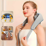 NNETM Electric Neck Massager, Portable Smart Cervical Massage-Grey