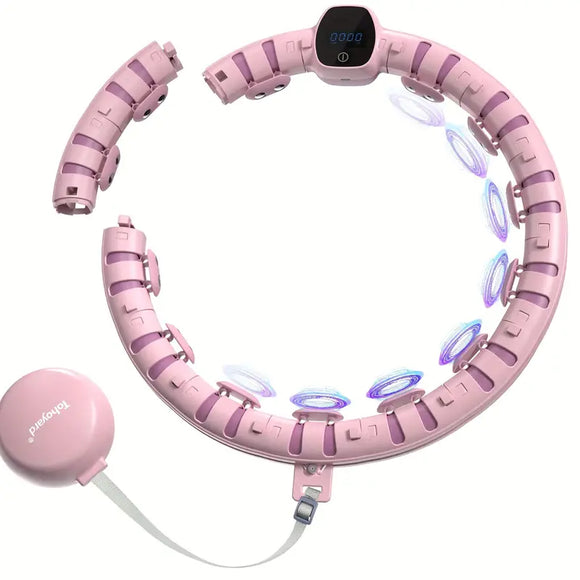 NNETM 1pc Fitness Hoop with 14 Knots Spliceable Design