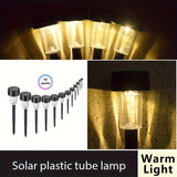 NNETM Solar LED Path Lights Outdoor Stainless Steel (10-Pack)