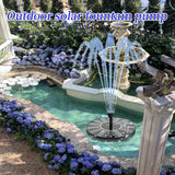 NNETM DIY Solar Fountain Pump for Outdoor Use