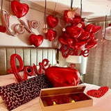 NNETM Romantic Red Rose Petals Balloon Decoration Kit