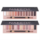 NNETM Glamour 12 Colors Nude Eyeshadow Palette, Professional, Matte and Shimmer Options